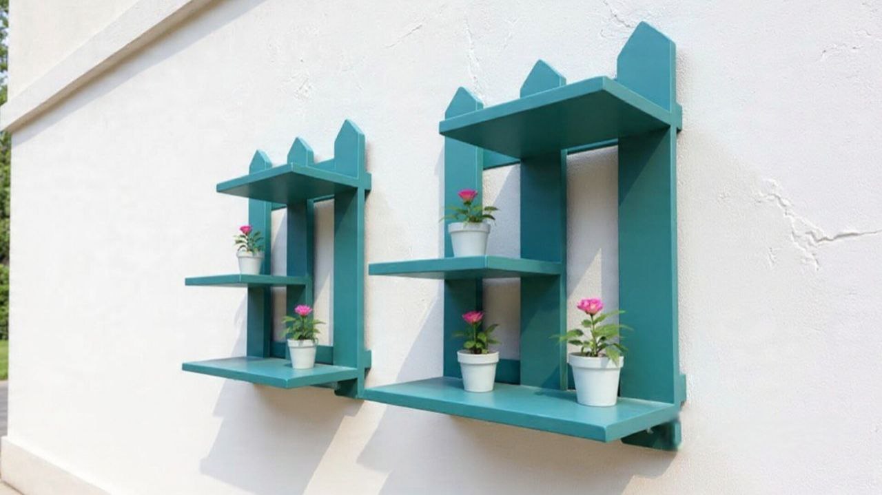 Hadras Wall Shelve Plants Unit