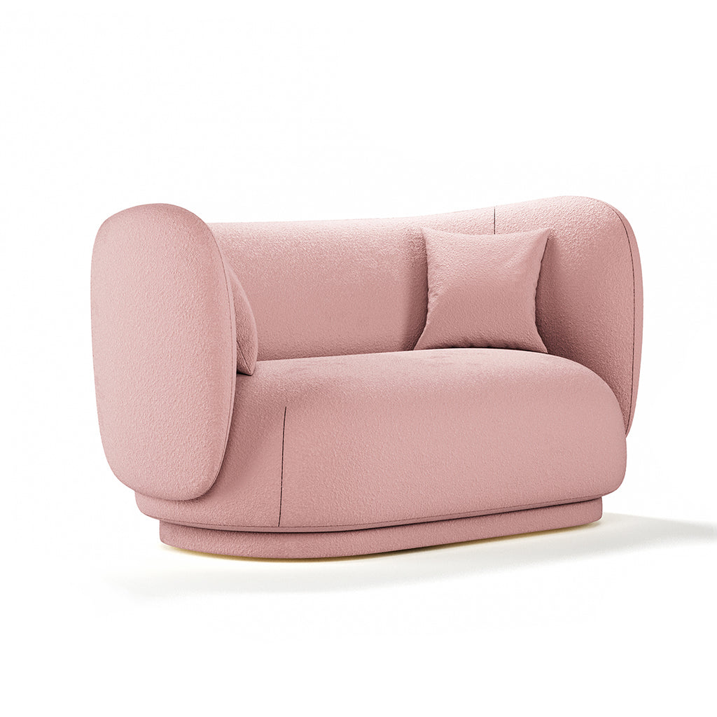 Rico 2 Seats Sofa Pink