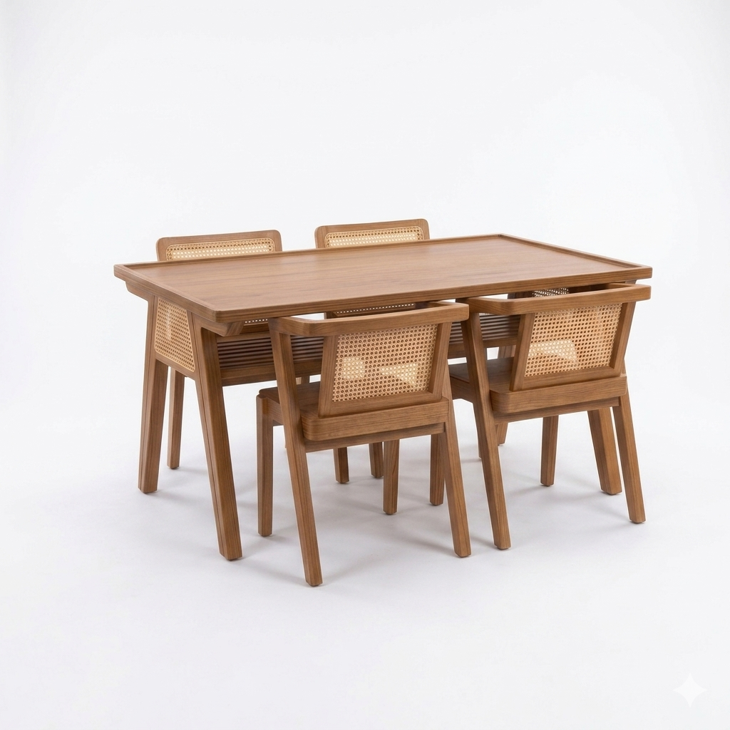 Lassio Table - 4 Chair Sets