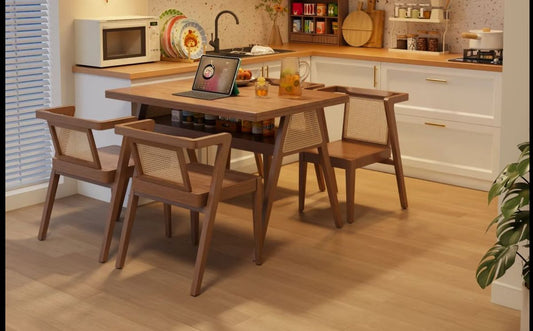 Lassio Table & 4 Chair Set