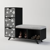 Brown Shoes Cabinet