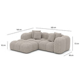 Cloud 2 Seats Sofa Beige