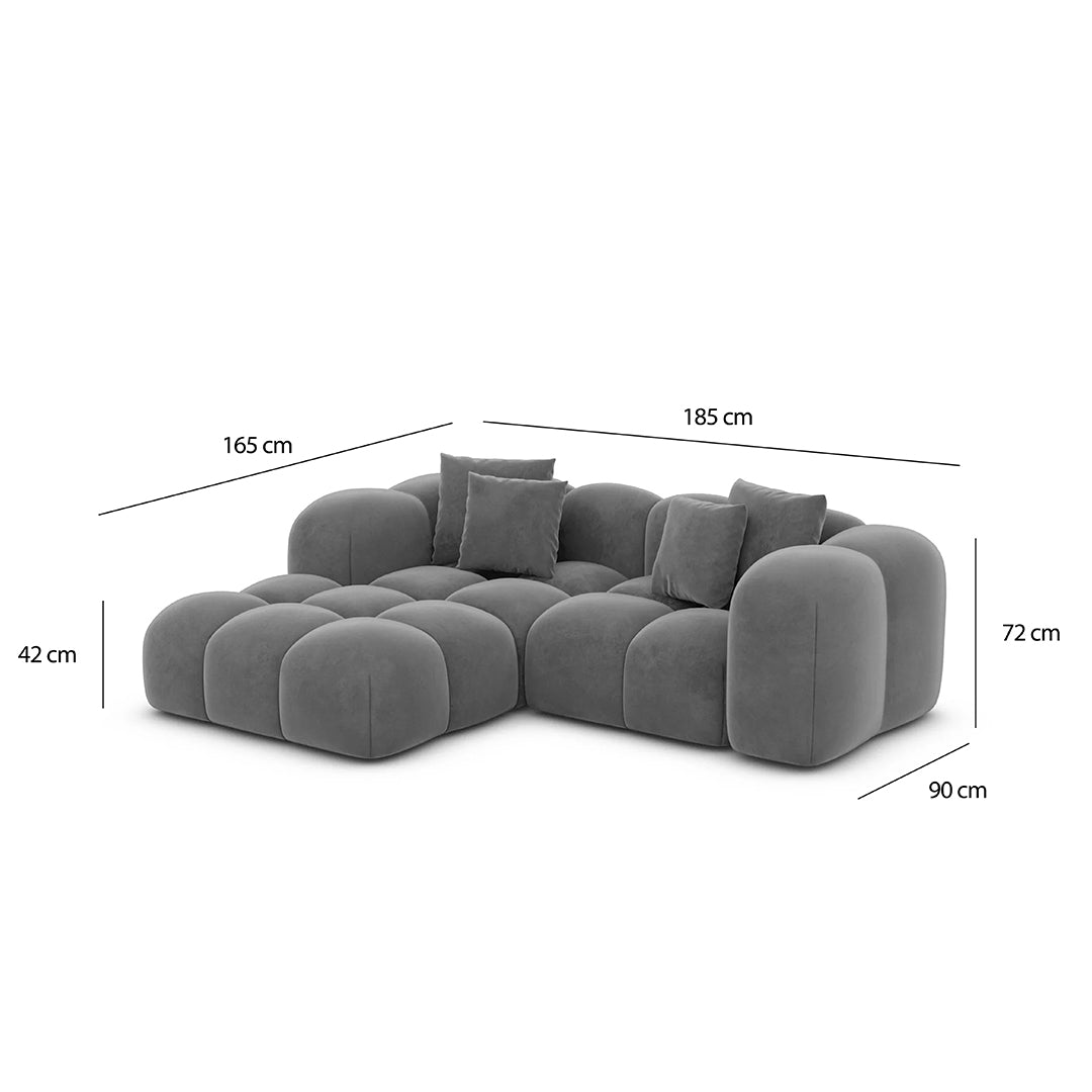 Cloud 2 Seats Sofa Grey