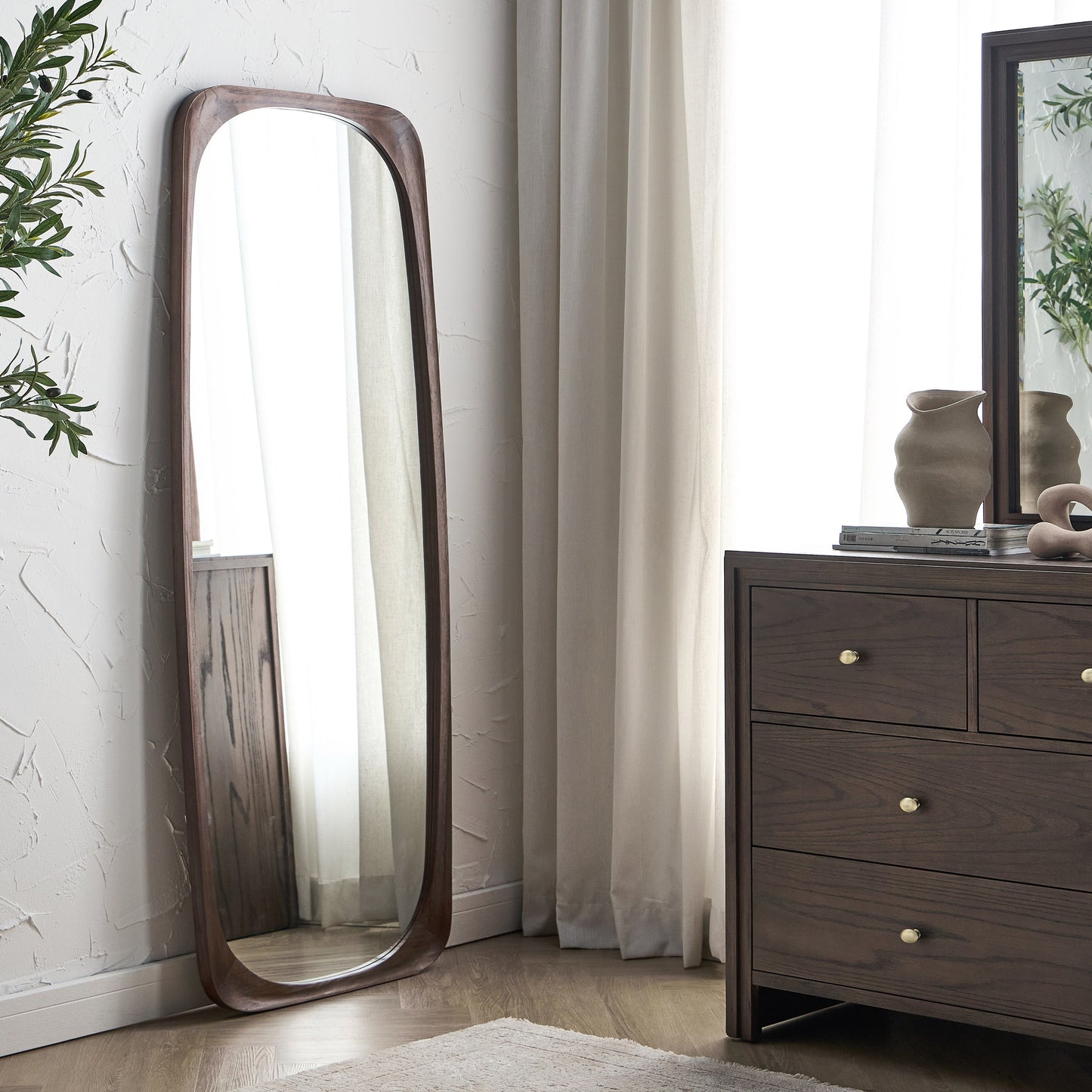 Walnut Mirror