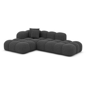 Nuage L-Shap 3 Seats Sofa Dark Grey