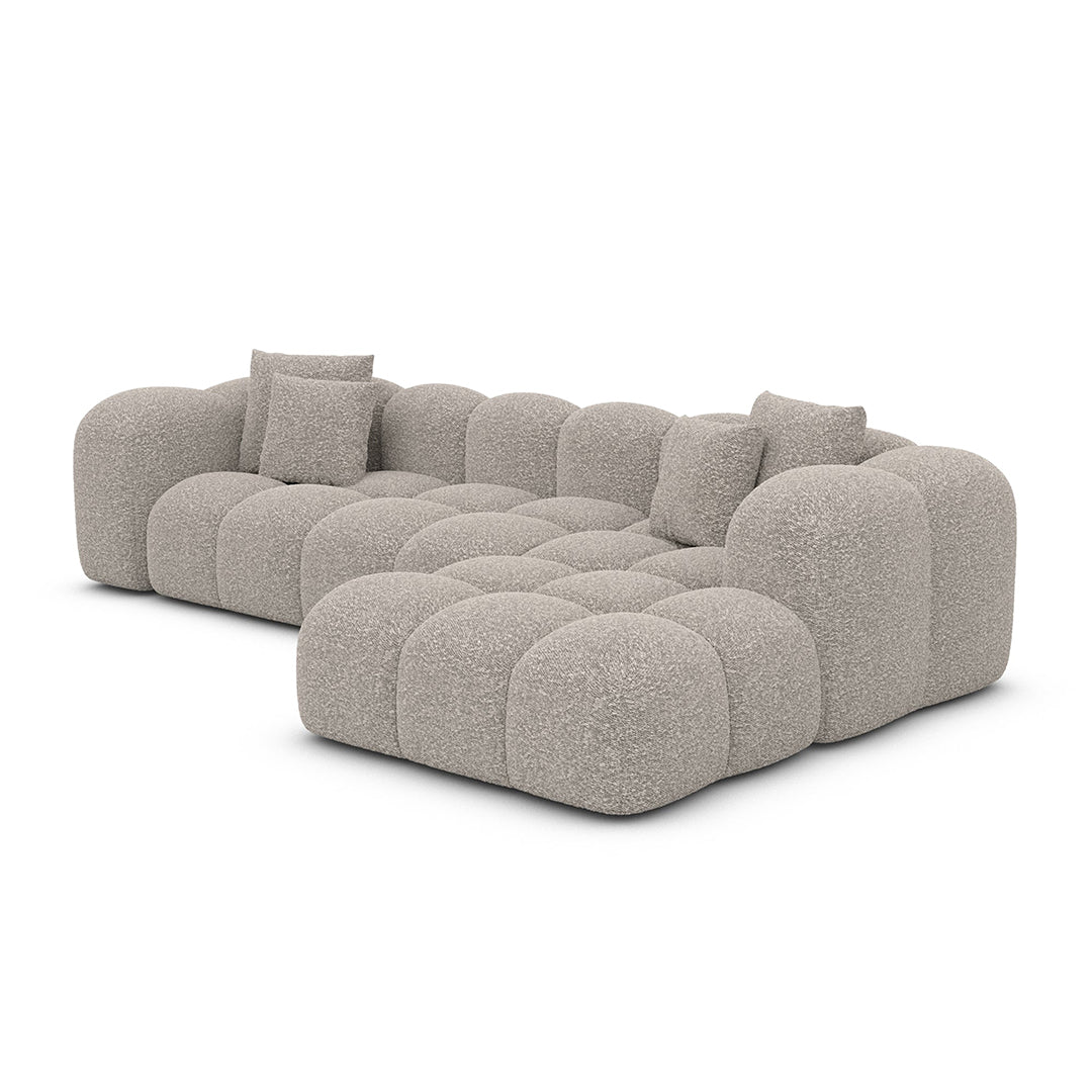 Lounge L-Shap 3 Seats Sofa Beige