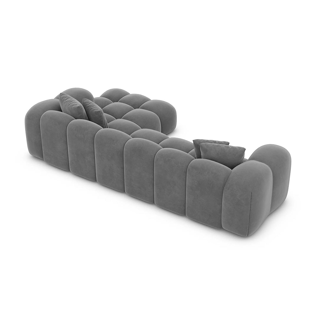 Lounge L-Shap 3 Seats Sofa Grey