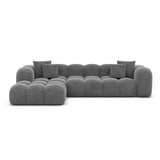 Lounge L-Shap 3 Seats Sofa Grey