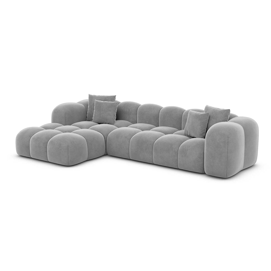 Lounge L-Shap 3 Seats Sofa Lite Grey