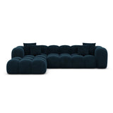 Lounge L-Shap 3 Seats Sofa Dark Blue