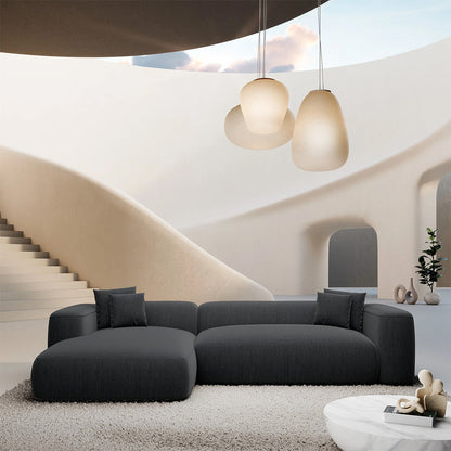 Soho L-Shap 3 Seats Sofa Dark Grey