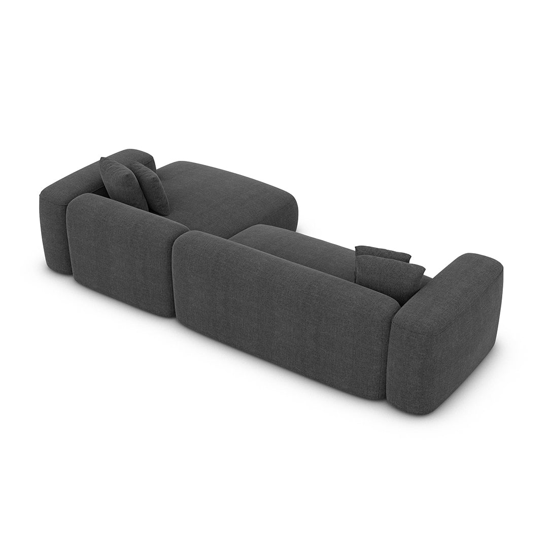 Soho L-Shap 3 Seats Sofa Dark Grey