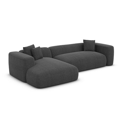 Soho L-Shap 3 Seats Sofa Dark Grey