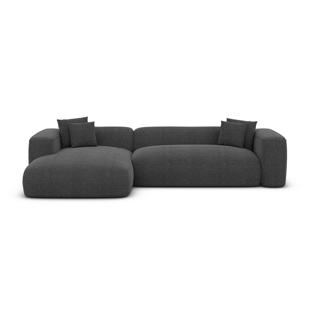 Soho L-Shap 3 Seats Sofa Dark Grey