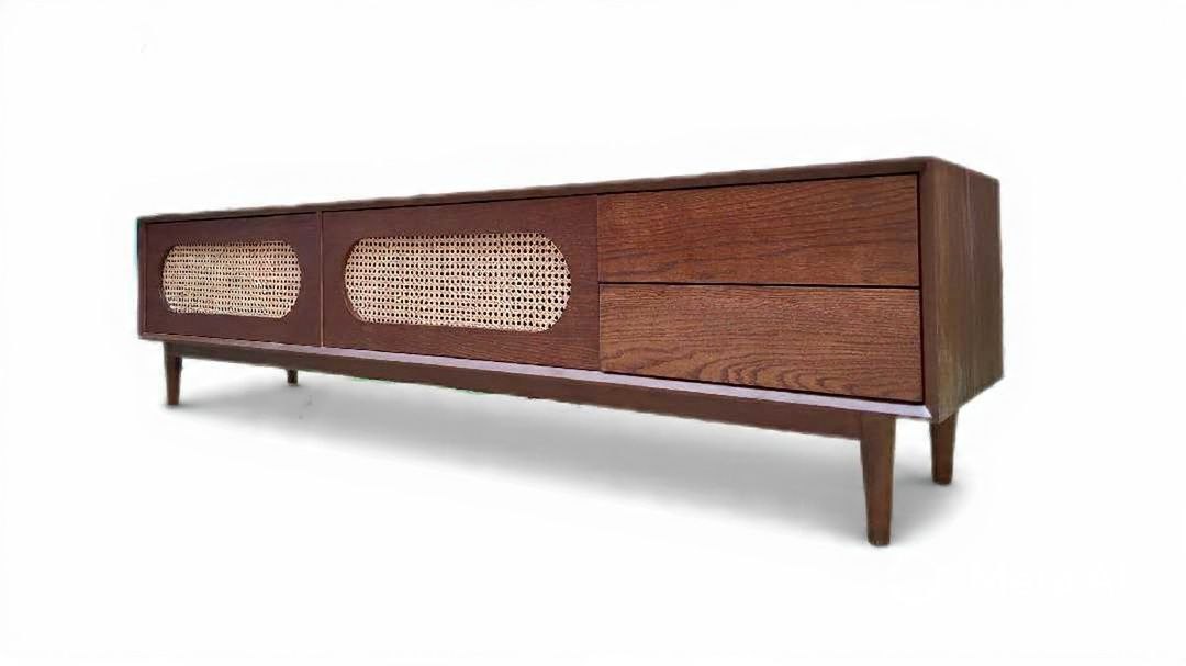 Arabesque Wooden Tv Unit
