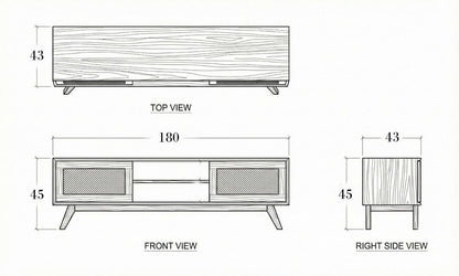 Kaneh Wooden TV Unit