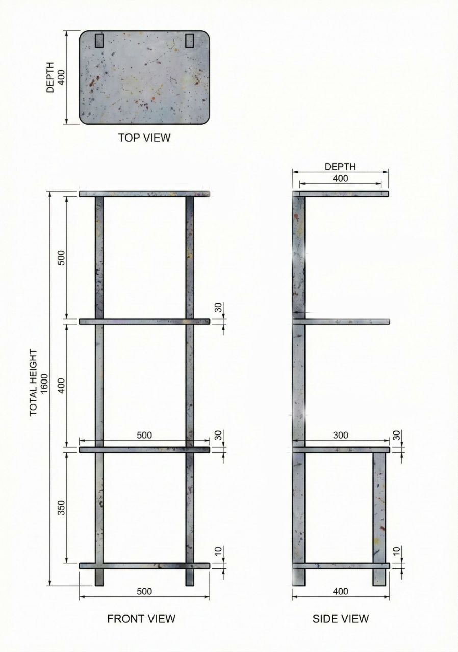 Shelves Plants Unit