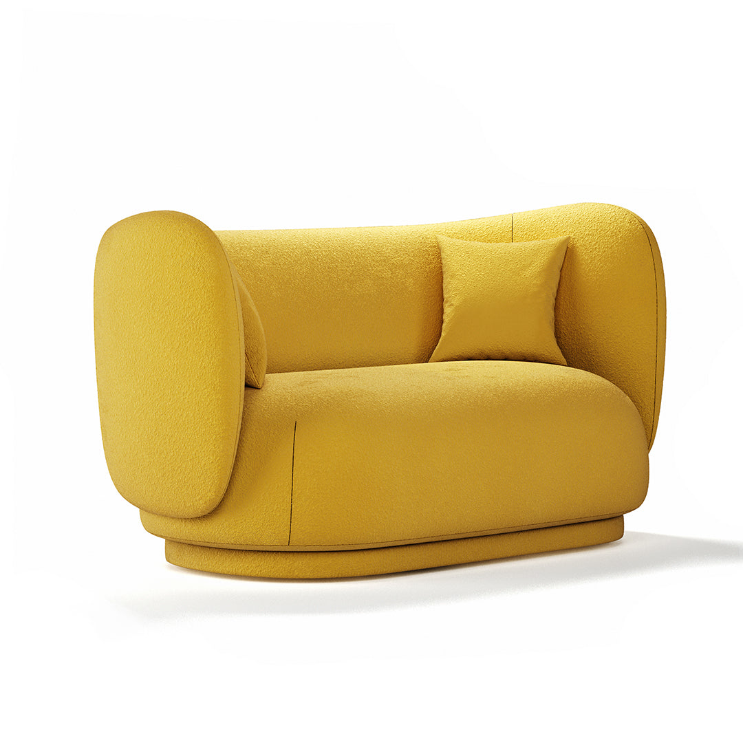 Rico 2 Seats Sofa Yellow