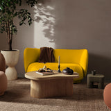 Rico 2 Seats Sofa Yellow