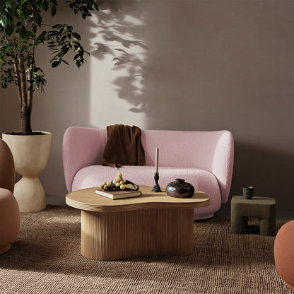 Rico 2 Seats Sofa Pink