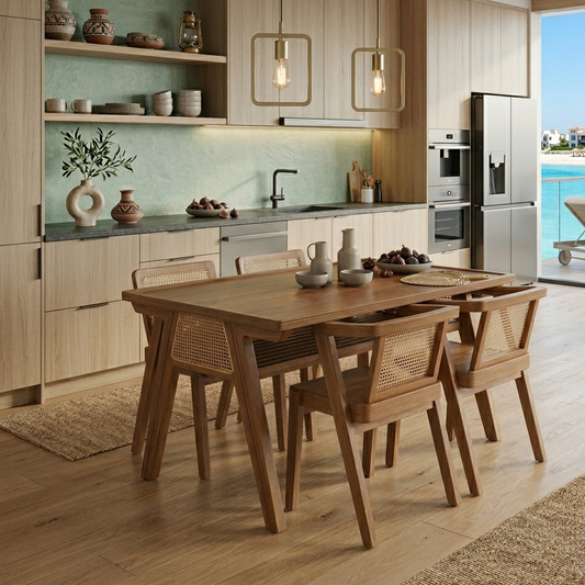 Lassio Table & 4 Chair Set