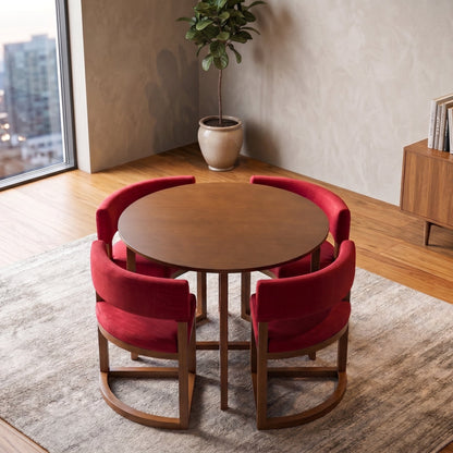 Ring 4 Sets Wood Table