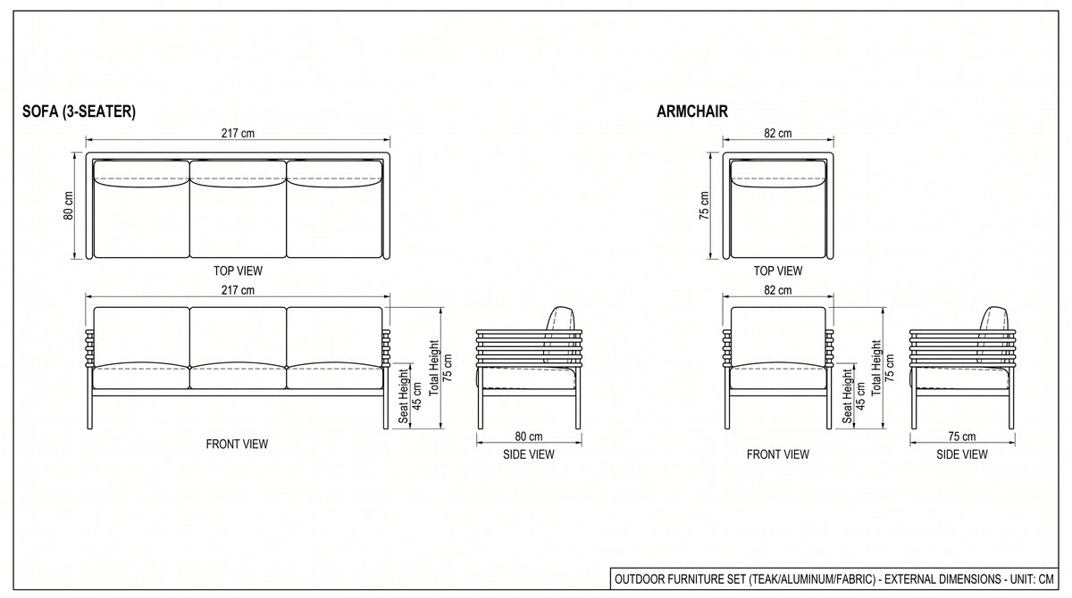 Pipe Metal Outdoor Sets