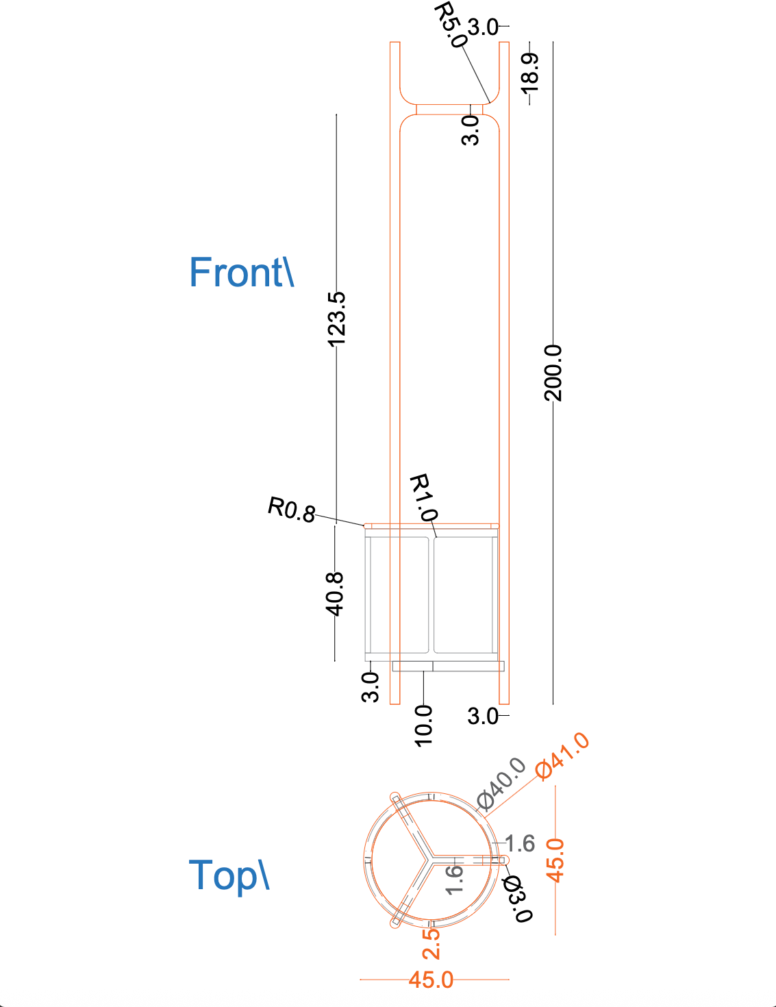Round Cane & Beech Clothes Stand with Hidden Laundry Basket on Wheels – 200×45 cm