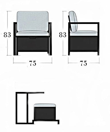DESK METAL CHAIR