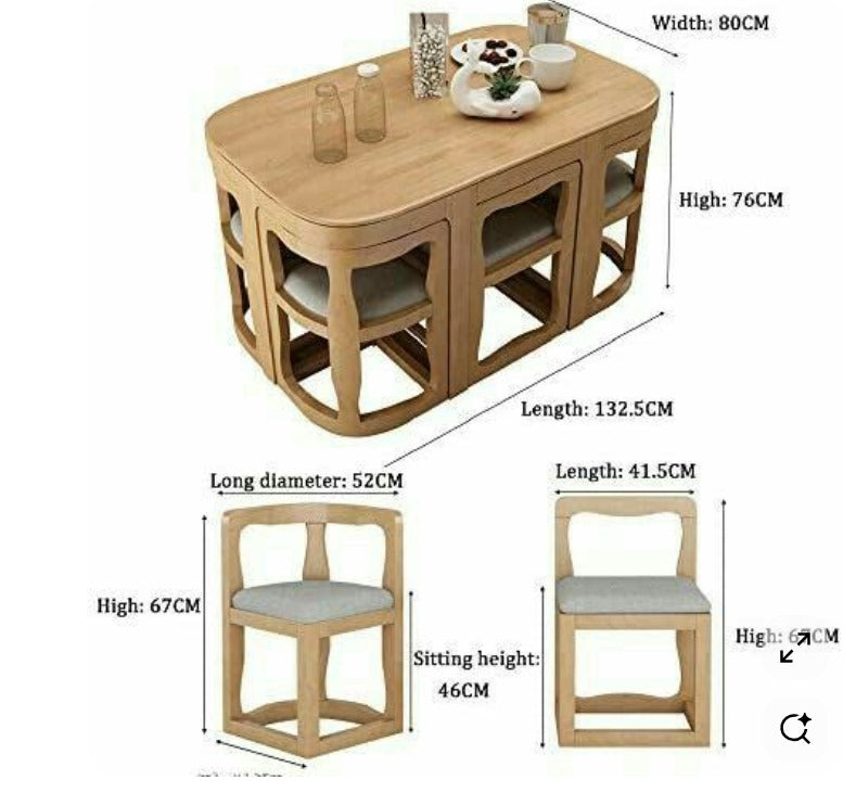 Kit Table - 6 Chairs Set