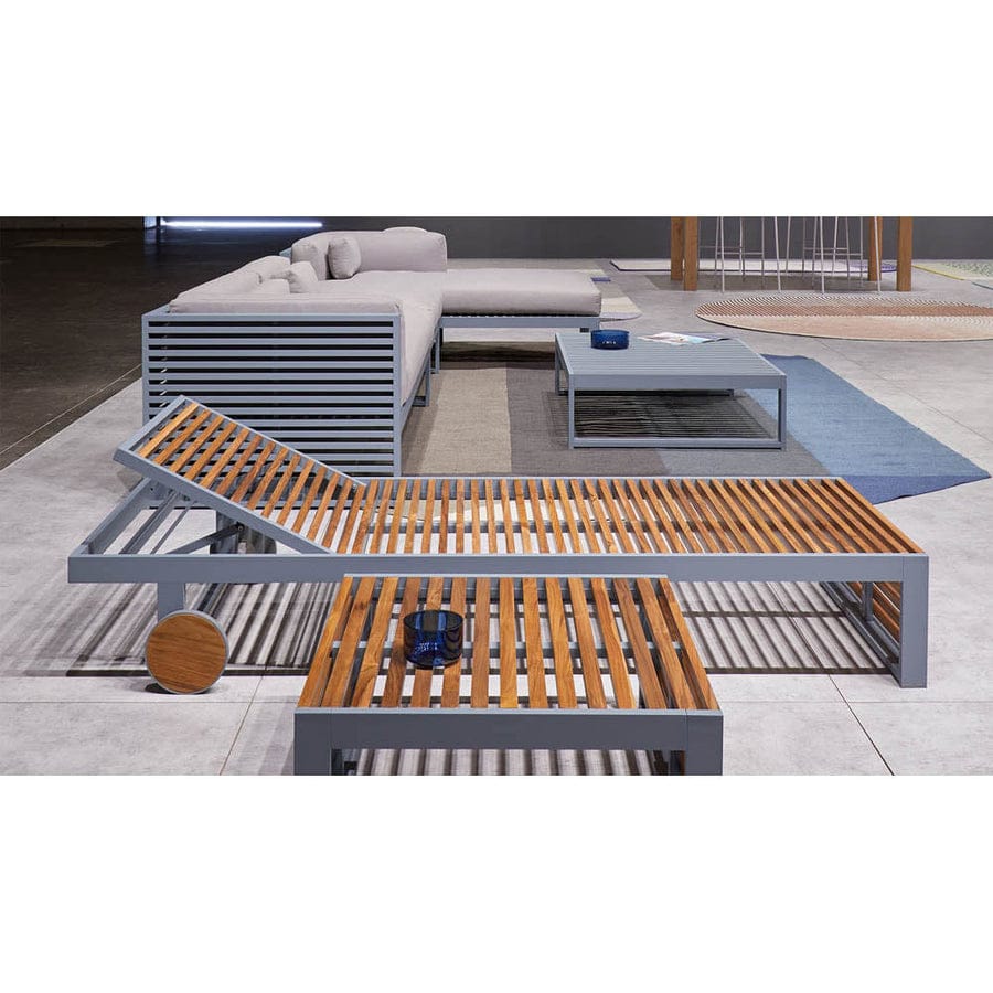 DNA Beach Metal Chaise Lounge Outdoor