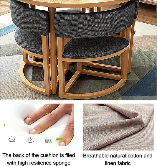 Ring 4 Sets Table - Close up detail view