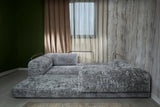 Sofa Bed Grey 2 Seats