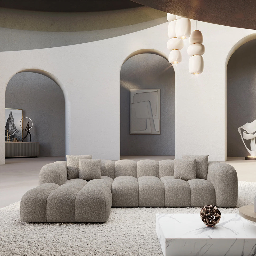 Living room with the Lounge L-shape sofa